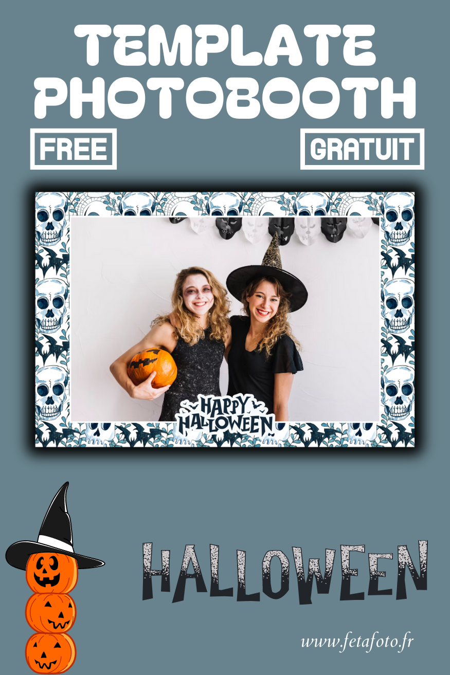 Template photobooth halloween gratuit 5