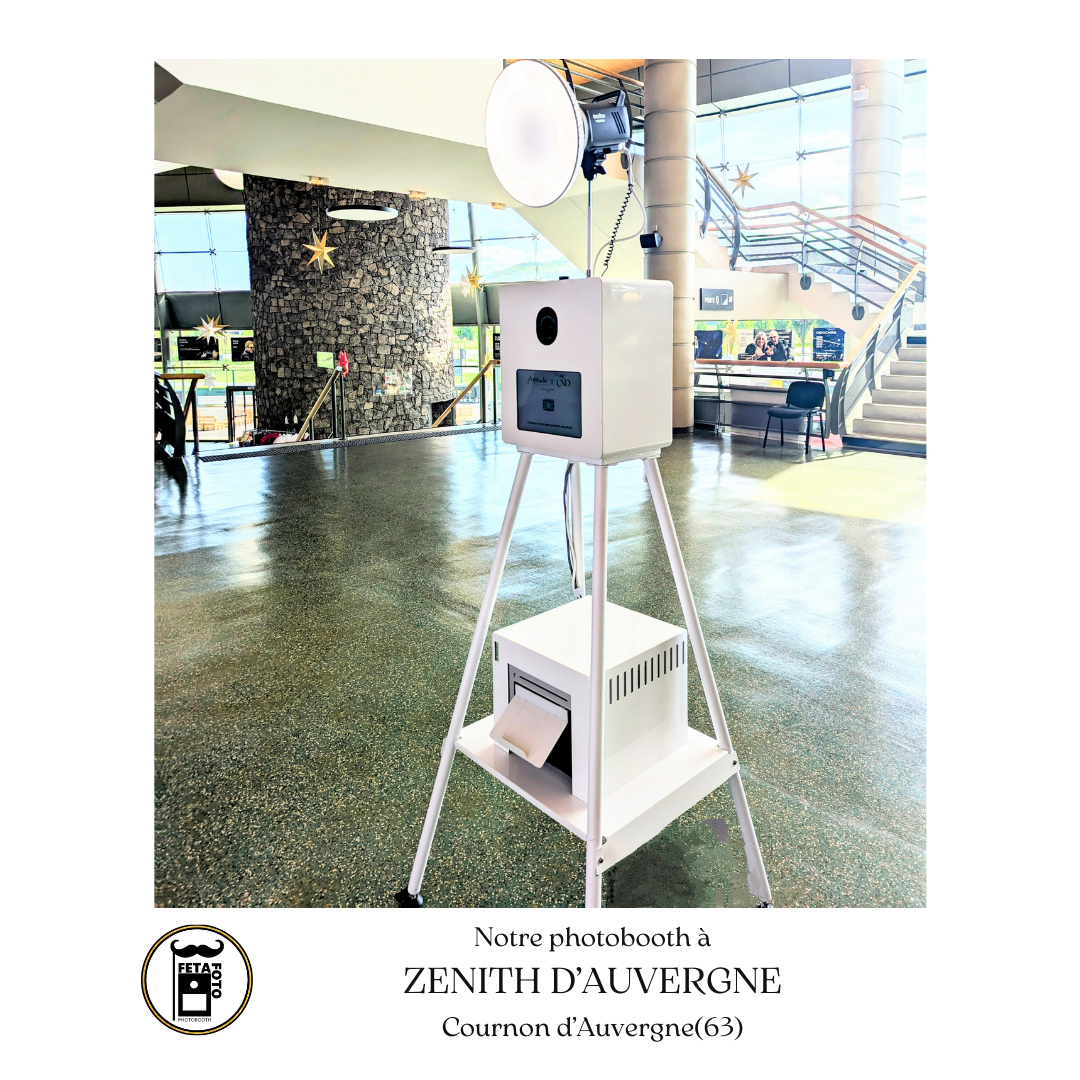 Photobooth au Zenith d'Auvergne