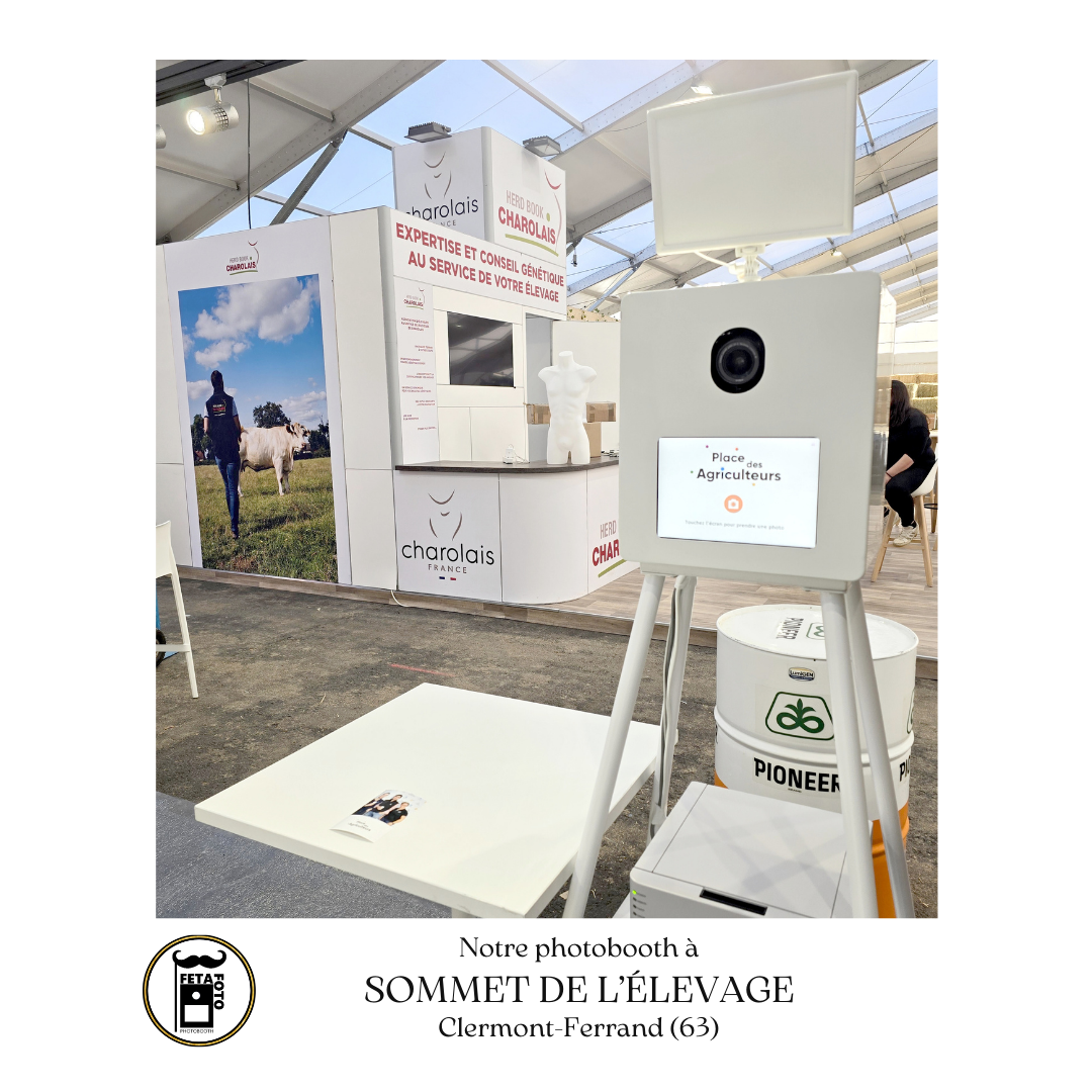 Photobooth au Sommet de l'élevage 2025 - à Cournon d'Auvergne