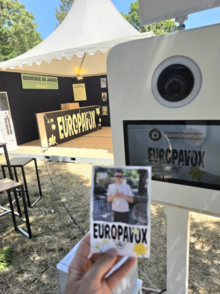 Photobooth Fetafoto au festival Europavox