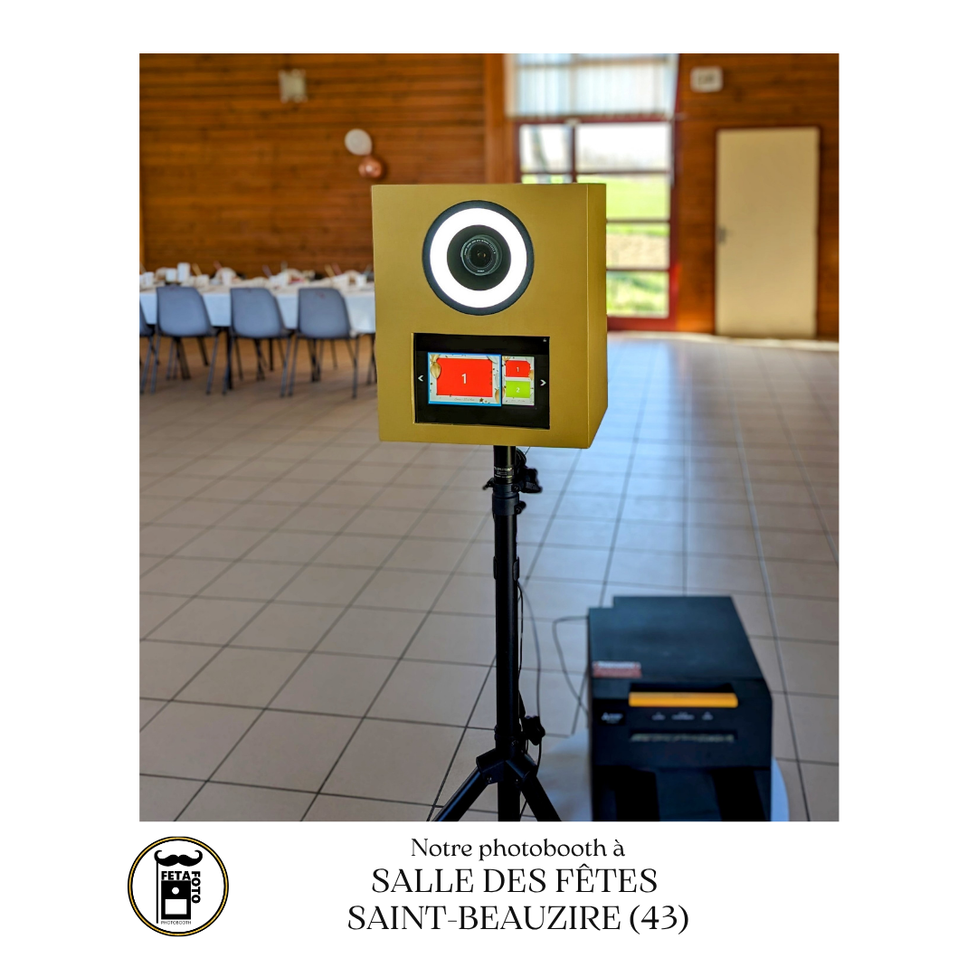 Photobooth à Saint-Beauzire 43100