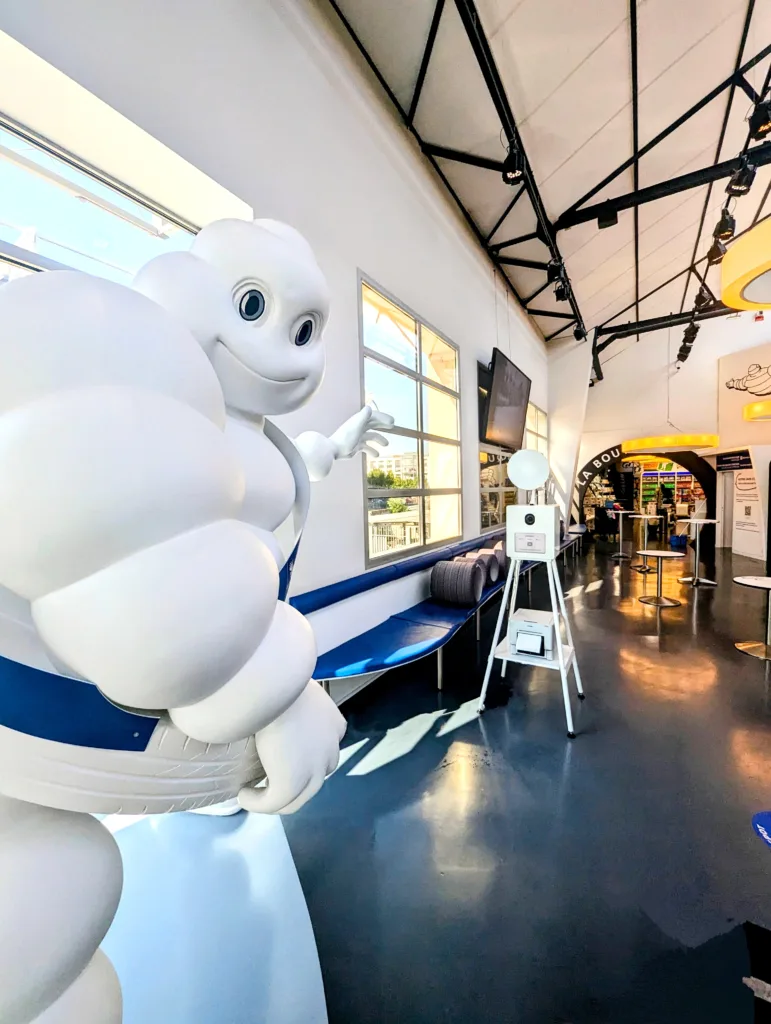 Photobooth Fetafoto lors d’un événement Aventure Michelin à Clermont-Ferrand